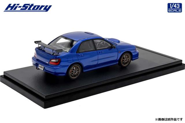 ハイストーリー 1/43 SUBARU IMPREZA S202 STi Version (2002) WRブルー・マイカ【HS402BL】ミニカー 返品種別B
