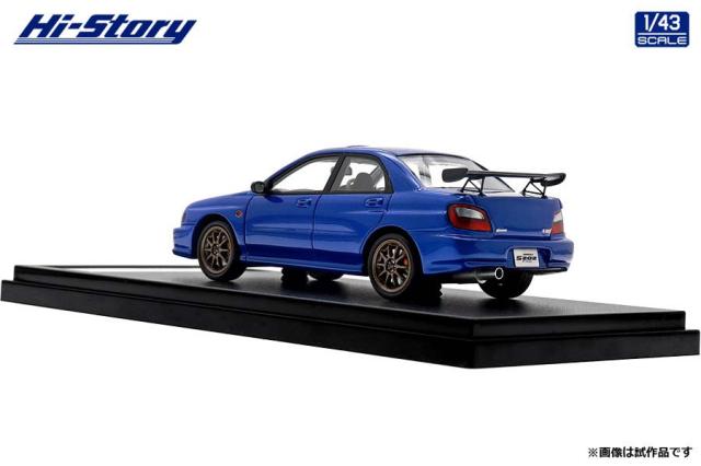 ハイストーリー 1/43 SUBARU IMPREZA S202 STi Version (2002) WRブルー・マイカ【HS402BL】ミニカー 返品種別B