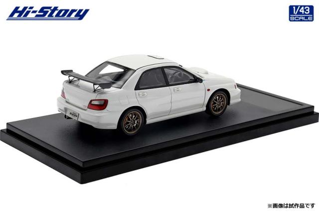 ハイストーリー 1/43 SUBARU IMPREZA S202 STi Version (2002) ピュアホワイト【HS402WH】ミニカー 返品種別B