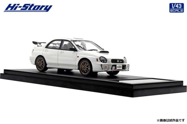 ハイストーリー 1/43 SUBARU IMPREZA S202 STi Version (2002) ピュアホワイト【HS402WH】ミニカー 返品種別B
