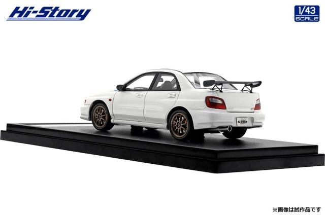 ハイストーリー 1/43 SUBARU IMPREZA S202 STi Version (2002) ピュアホワイト【HS402WH】ミニカー 返品種別B