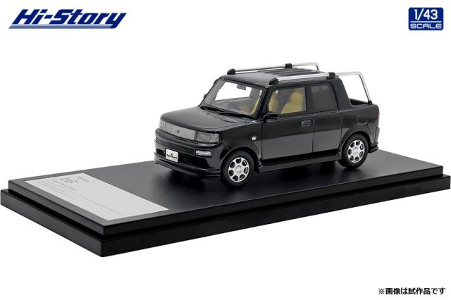 ハイストーリー 1/43 Toyota bB Open Deck (2001) ブラックマイカ【HS430BK】ミニカー  返品種別B 7,277円