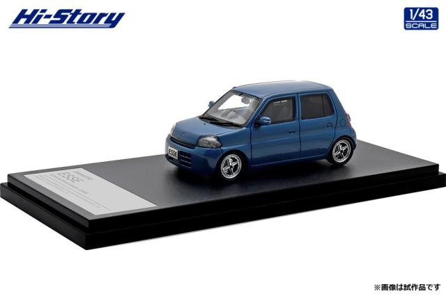 ハイストーリー 1/43 DAIHATSU ESSE ECO Low Down Custom (2006) シーブルー【HS431BL】ミニカー 返品種別B
