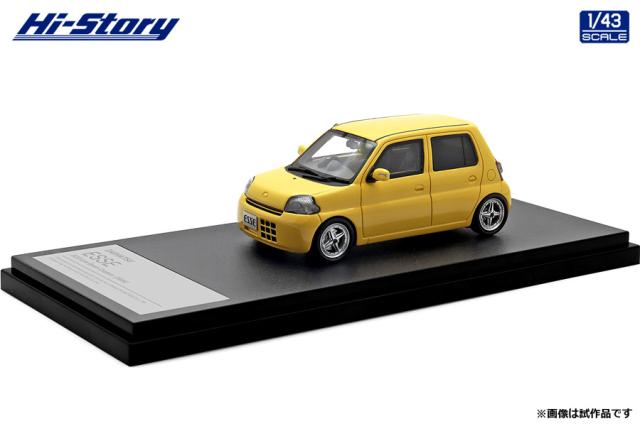 ハイストーリー 1/43 DAIHATSU ESSE ECO Low Down Custom (2006) サンシャインイエロー【HS431YE】ミニカー  返品種別B
