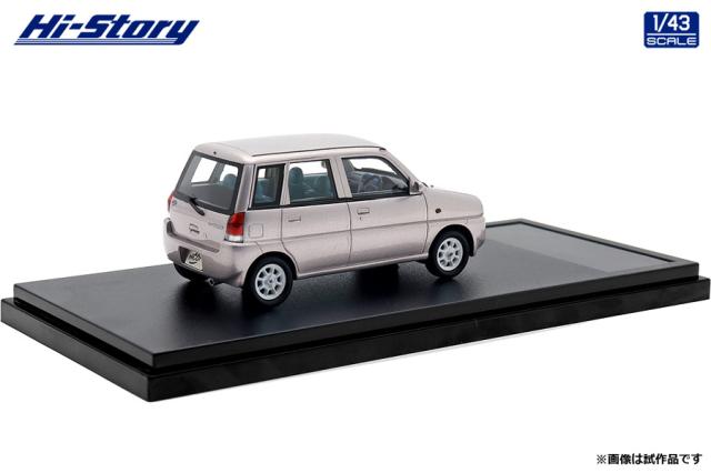 ハイストーリー 1/43 SUBARU PLEO NICOT (2002) フロスティローズ・メタリック【HS432PK】ミニカー 返品種別B