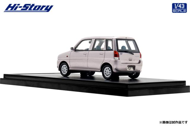 ハイストーリー 1/43 SUBARU PLEO NICOT (2002) フロスティローズ・メタリック【HS432PK】ミニカー 返品種別B