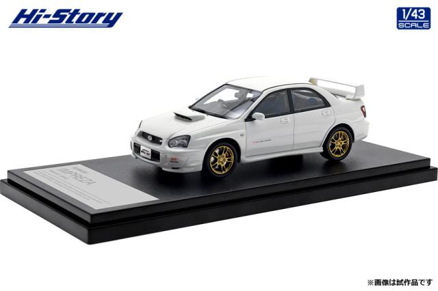 ハイストーリー 1/43 SUBARU IMPREZA WRX STi (2002) ピュアホワイト【HS433WH】ミニカー  返品種別B