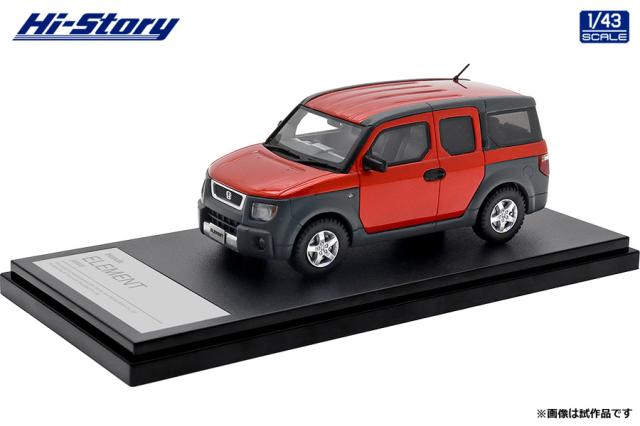 ハイストーリー 1/43 Honda ELEMENT (2003) サンセットオレンジ・パール【HS434OR】ミニカー  返品種別B