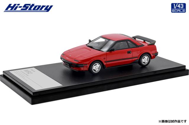 ハイストーリー 1/43 Toyota MR2 G-Limited (1984) スーパーレッドII【HS448RE】ミニカー 返品種別B