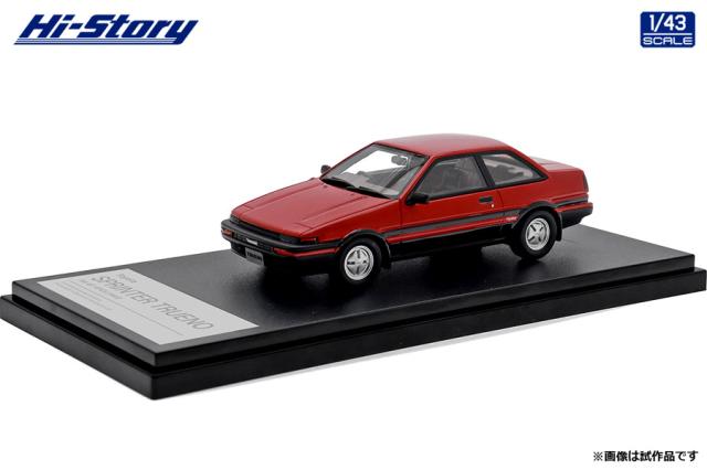 ハイストーリー 1/43 Toyoya SPRINTER TRUENO 2dr GT APEX (1983) ハイフラッシュツートン【HS452RE】ミニカー 返品種別B