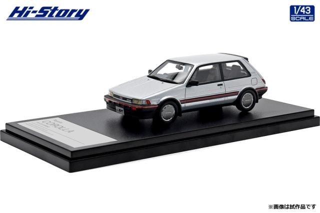 ハイストーリー 1/43 Toyota COROLLA FX-GT (1984) シルバー【HS453SL】ミニカー  返品種別B