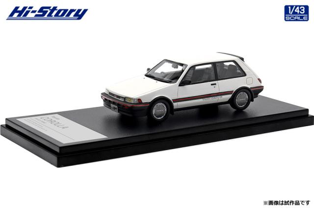 ハイストーリー 1/43 Toyota COROLLA FX-GT (1984) ホワイト【HS453WH】ミニカー  返品種別B