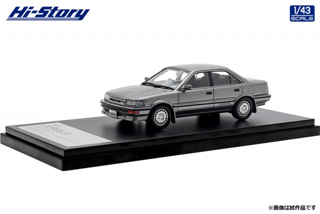 ハイストーリー 1/43 Toyota COROLLA Sedan GT (1987) グレーメタリック【HS457GY】ミニカー  返品種別B
