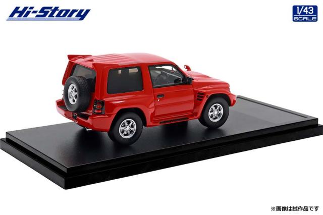 ハイストーリー 1/43 MITSUBISHI PAJERO EVOLUTION (1997) パッションレッド【HS458RE】ミニカー 返品種別B
