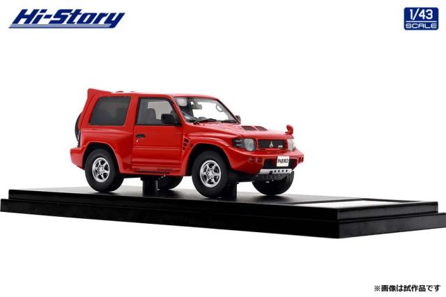 ハイストーリー 1/43 MITSUBISHI PAJERO EVOLUTION (1997) パッションレッド【HS458RE】ミニカー 返品種別B