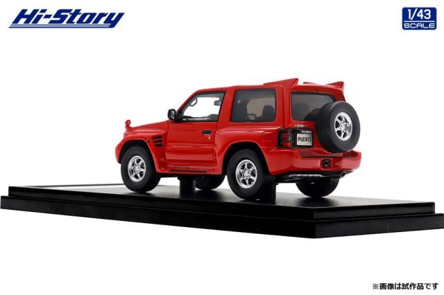 ハイストーリー 1/43 MITSUBISHI PAJERO EVOLUTION (1997) パッションレッド【HS458RE】ミニカー 返品種別B