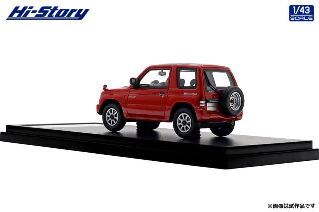 ハイストーリー 1/43 MITSUBISHI PAJERO MINI VR-II (1994) モナコレッド【HS459RE】ミニカー 返品種別B_3