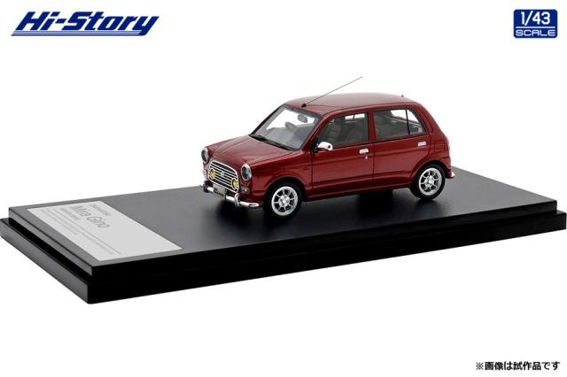 ハイストーリー 1/43 DAIHATSU Mira Gino 5DOOR (2000) メイプルレッドマイカメタリック【HS460RE】ミニカー 返品種別B