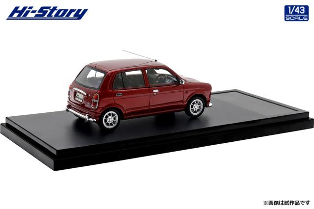 ハイストーリー 1/43 DAIHATSU Mira Gino 5DOOR (2000) メイプルレッドマイカメタリック【HS460RE】ミニカー 返品種別B