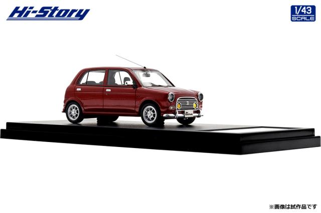 ハイストーリー 1/43 DAIHATSU Mira Gino 5DOOR (2000) メイプルレッドマイカメタリック【HS460RE】ミニカー 返品種別B