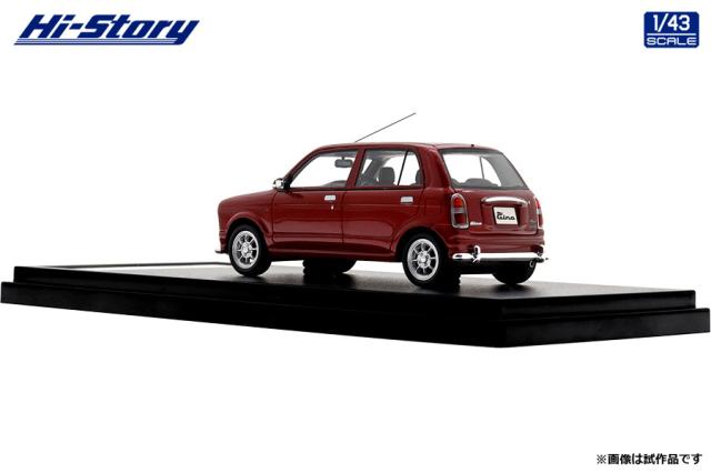 ハイストーリー 1/43 DAIHATSU Mira Gino 5DOOR (2000) メイプルレッドマイカメタリック【HS460RE】ミニカー 返品種別B
