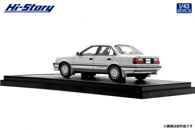 ハイストーリー 1/43 Toyota COROLLA Sedan GT (1987) カスタマイズ シルバー【HS457SL】ミニカー 返品種別B