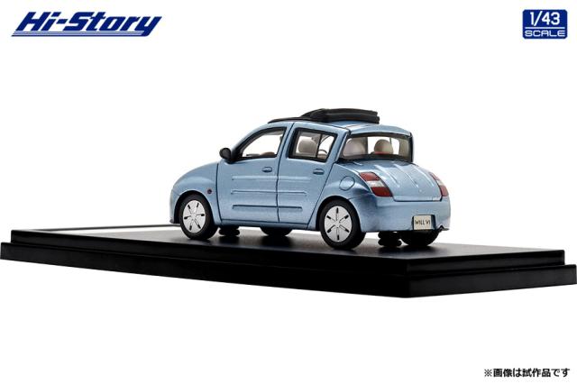 ハイストーリー 1/43 Toyota WiLL Vi (2000) ライトブルーメタリック【HS476BL】ミニカー  返品種別B_3