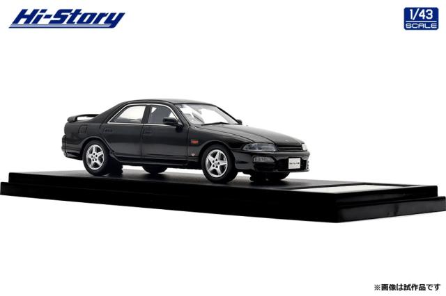 ハイストーリー 1/43 NISSAN SKYLINE 4DOOR SEDAN GTS 25t Type M spec・II (1996) ブラック【HS477BK】ミニカー 返品種別B