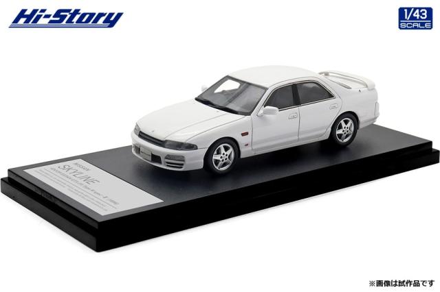 ハイストーリー 1/43 NISSAN SKYLINE 4DOOR SEDAN GTS 25t Type M spec・II (1996) ホワイト【HS477WH】ミニカー 返品種別B