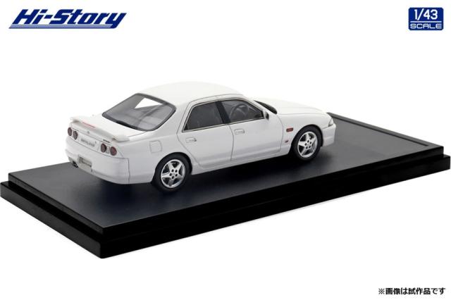 ハイストーリー 1/43 NISSAN SKYLINE 4DOOR SEDAN GTS 25t Type M spec・II (1996) ホワイト【HS477WH】ミニカー 返品種別B_1