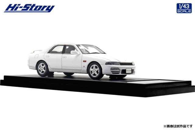 ハイストーリー 1/43 NISSAN SKYLINE 4DOOR SEDAN GTS 25t Type M spec・II (1996) ホワイト【HS477WH】ミニカー 返品種別B_2