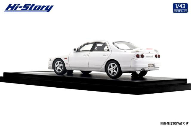 ハイストーリー 1/43 NISSAN SKYLINE 4DOOR SEDAN GTS 25t Type M spec・II (1996) ホワイト【HS477WH】ミニカー 返品種別B_3