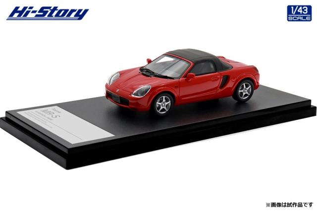 ハイストーリー 1/43 Toyota MR-S S EDITION (1999) スーパーレッドV【HS478RE】ミニカー  返品種別B