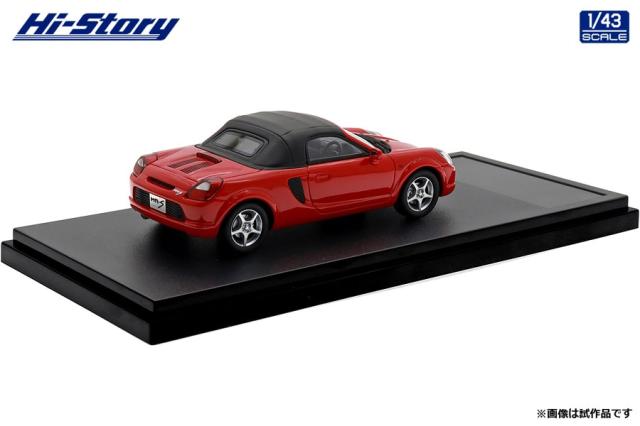 ハイストーリー 1/43 Toyota MR-S S EDITION (1999) スーパーレッドV【HS478RE】ミニカー  返品種別B_1