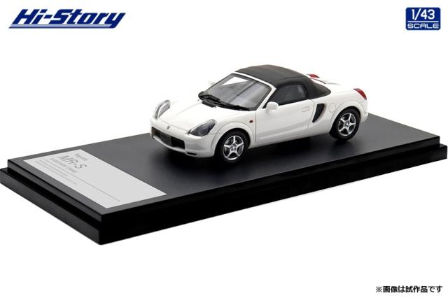 ハイストーリー 1/43 Toyota MR-S S EDITION (1999) スーパーホワイトII【HS478WH】ミニカー  返品種別B