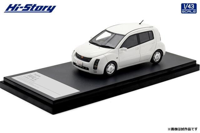 ハイストーリー 1/43 Toyota WiLL CYPHA (2002) SIRO (白）【HS481WH】ミニカー  返品種別B