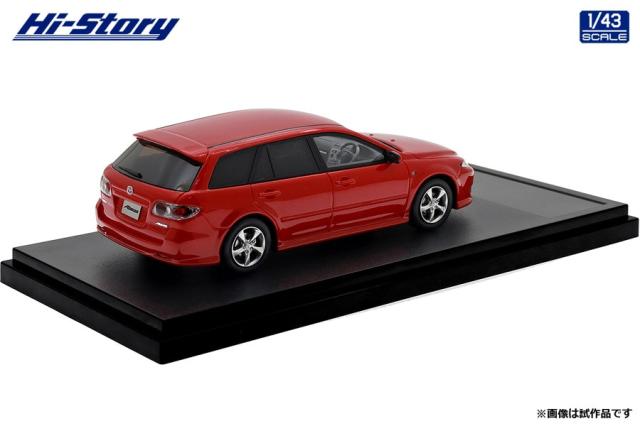 ハイストーリー 1/43 MAZDA ATENZA Sports Wagon 23S (2004) ベロシティレッドマイカ【HS490RE】ミニカー 返品種別B