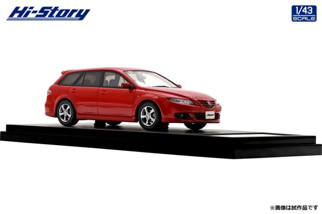 ハイストーリー 1/43 MAZDA ATENZA Sports Wagon 23S (2004) ベロシティレッドマイカ【HS490RE】ミニカー 返品種別B