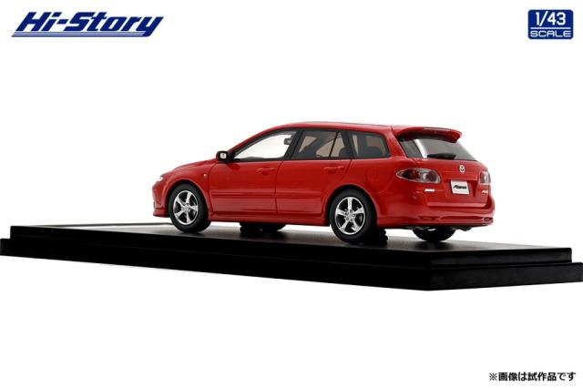 ハイストーリー 1/43 MAZDA ATENZA Sports Wagon 23S (2004) ベロシティレッドマイカ【HS490RE】ミニカー 返品種別B