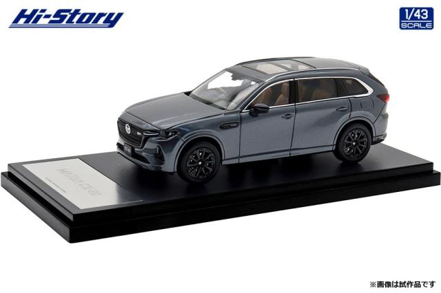 ハイストーリー 1/43 MAZDA CX-80 (2024) マシーングレープレミアムメタリック【HS494GY】ミニカー  返品種別B
