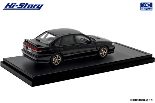 ハイストーリー 1/43 SUBARU LEGACY RS (1997) ブラックマイカ【HS499BK】ミニカー 返品種別B_1