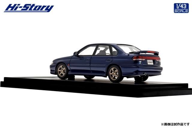 ハイストーリー 1/43 SUBARU LEGACY RS (1997) ロイヤルブルーマイカ【HS499BL】ミニカー 返品種別B_3