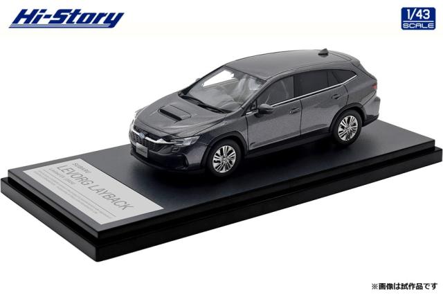 ハイストーリー 1/43 SUBARU LEVORG LAYBACK Limited EX (2024)　マグネタイトグレー・メタリック【HS502GY】ミニカー  返品種別B