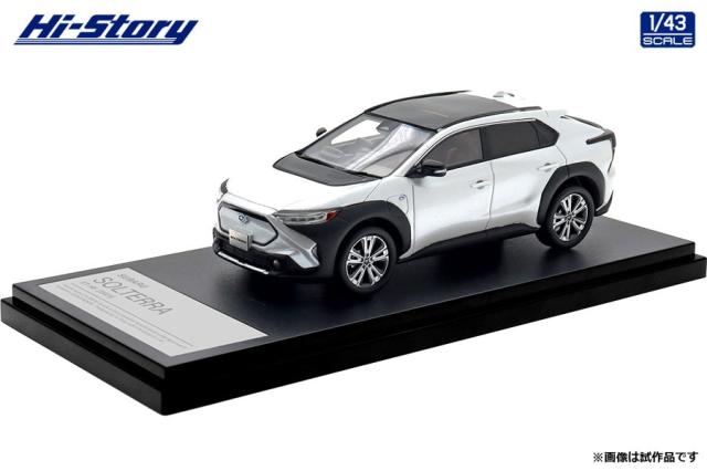 ハイストーリー 1/43 SUBARU SOLTERRA ET-HS (2023) プラチナホワイトパールマイカ【HS503WH】ミニカー  返品種別B