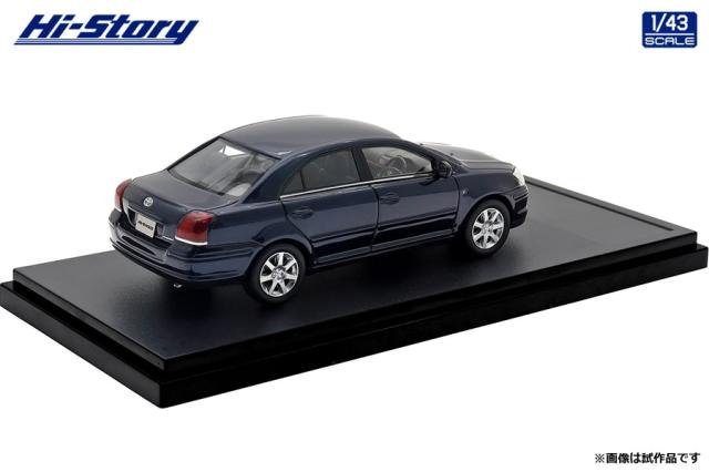 ハイストーリー 1/43 Toyota AVENSIS Li (2003) ダークブルーマイカメタリック【HS504BL】ミニカー 返品種別B_1