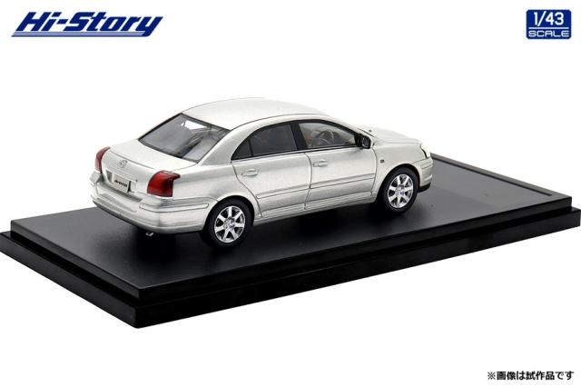 ハイストーリー 1/43 Toyota AVENSIS Li (2003) シルバーメタリック【HS504SL】ミニカー 返品種別B_1