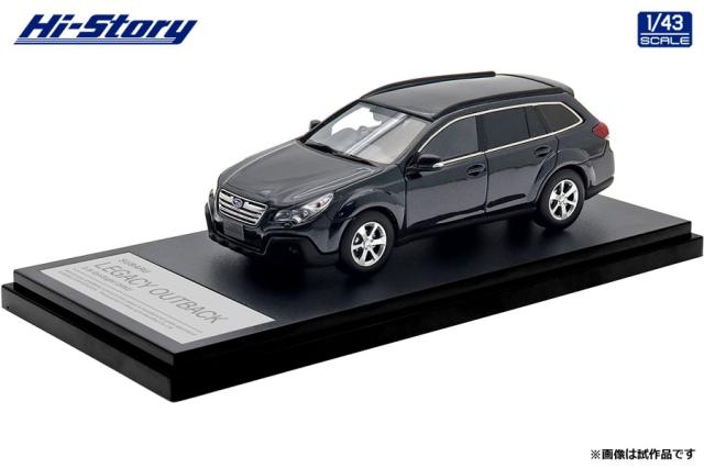 ハイストーリー 1/43 SUBARU LEGACY OUTBACK 2.5i EyeSight (2012) ダークグレー・メタリック【HS512GY】ミニカー  返品種別B