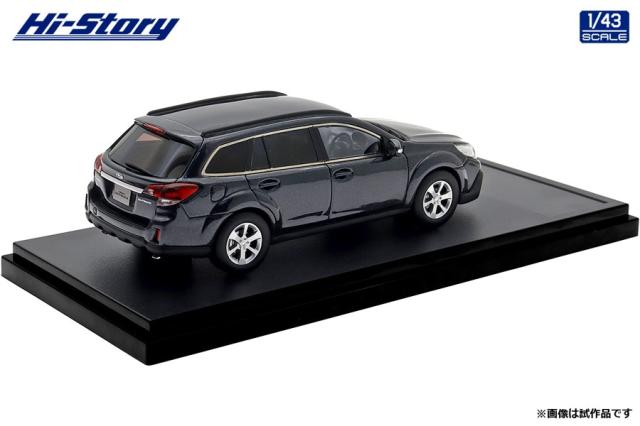 ハイストーリー 1/43 SUBARU LEGACY OUTBACK 2.5i EyeSight (2012) ダークグレー・メタリック【HS512GY】ミニカー  返品種別B_1