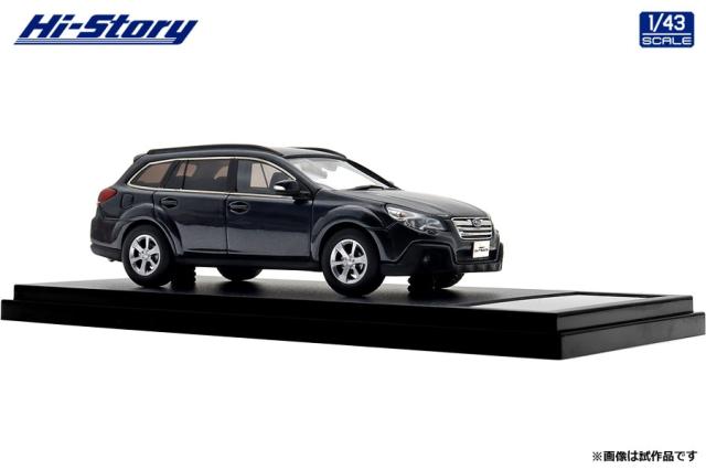ハイストーリー 1/43 SUBARU LEGACY OUTBACK 2.5i EyeSight (2012) ダークグレー・メタリック【HS512GY】ミニカー  返品種別B_2