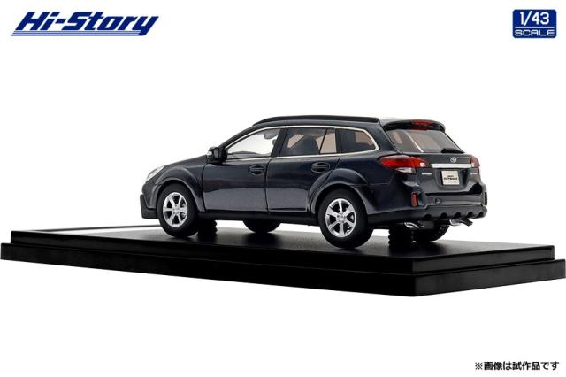 ハイストーリー 1/43 SUBARU LEGACY OUTBACK 2.5i EyeSight (2012) ダークグレー・メタリック【HS512GY】ミニカー  返品種別B_3